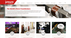 Desktop Screenshot of jensen-transformers.com