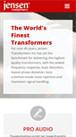 Mobile Screenshot of jensen-transformers.com